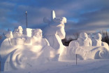Peguis First Nation represented in annual snow sculpture contest