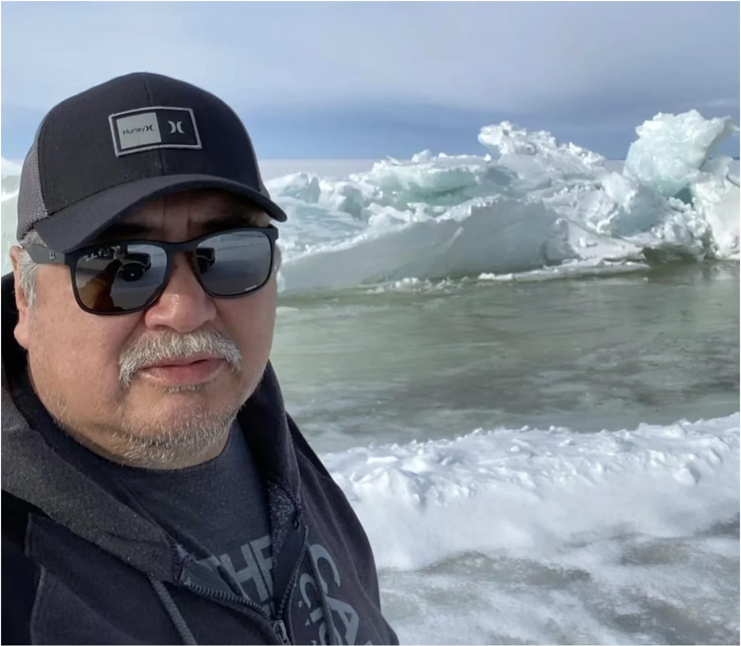 CBC: Victor Fern, a member of the Fond du Lac Denesuline First Nation, says he is concerned for his community as the already high grocery prices might skyrocket with the access to ice roads impacted. (Submitted by Victor Fern)