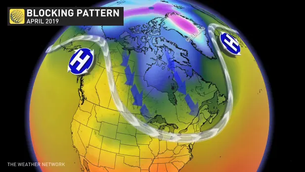 APRIL: Sustained warmth in jeopardy for parts of Canada
