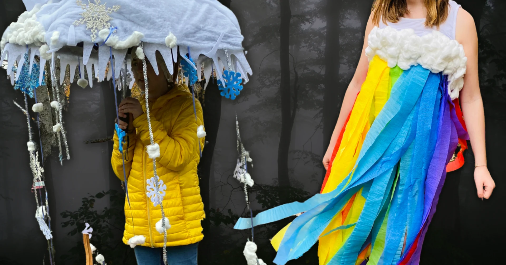 Deux idées de costumes météo d'Halloween