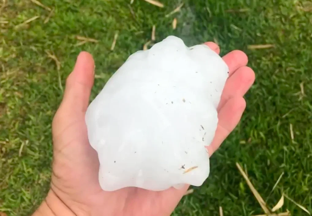 Huge, 16-centimetre hailstone measured in Australia, new record for the country