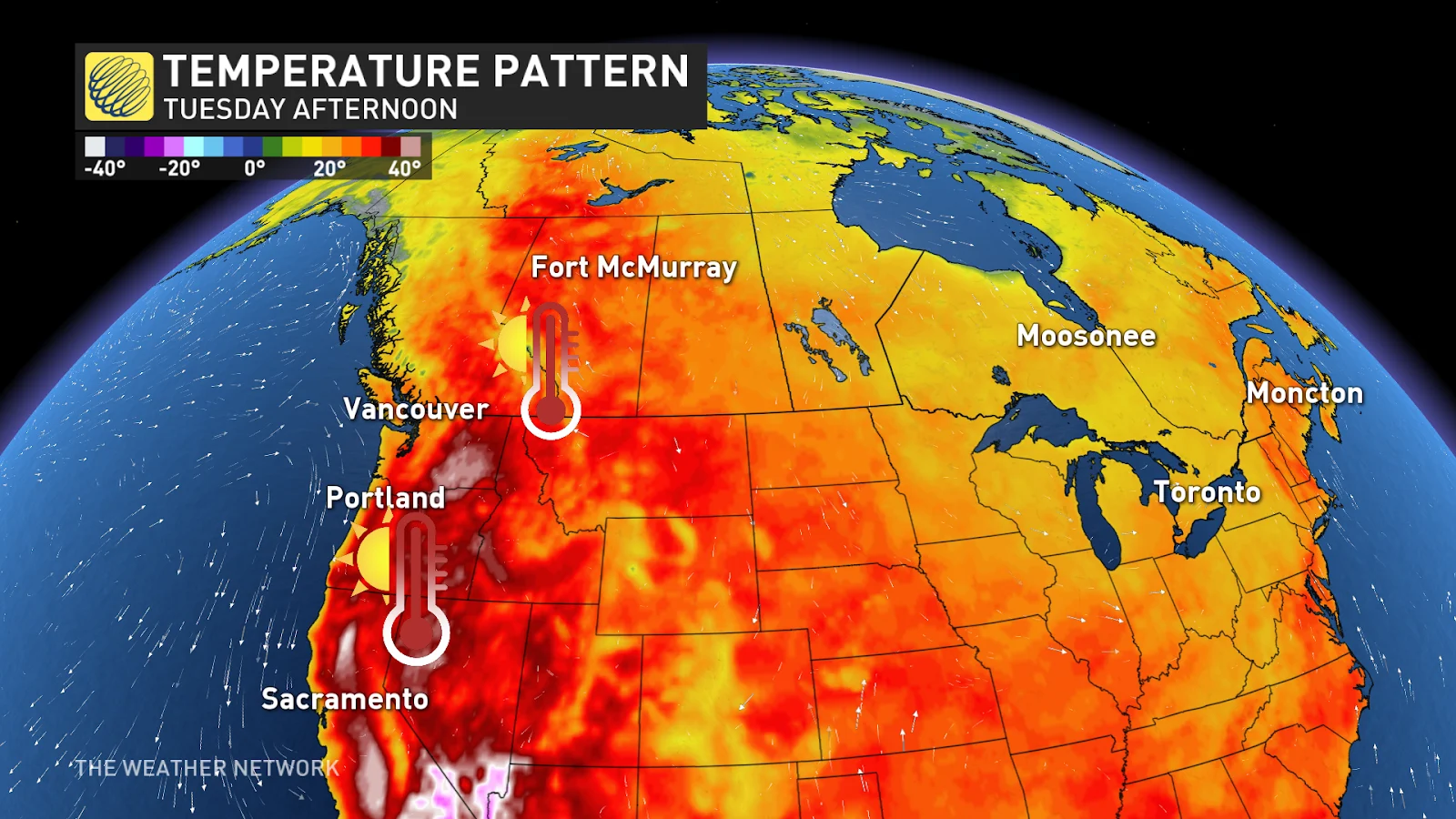 Wildfire burns out of control near Suncor's Firebag oil sands site in ...
