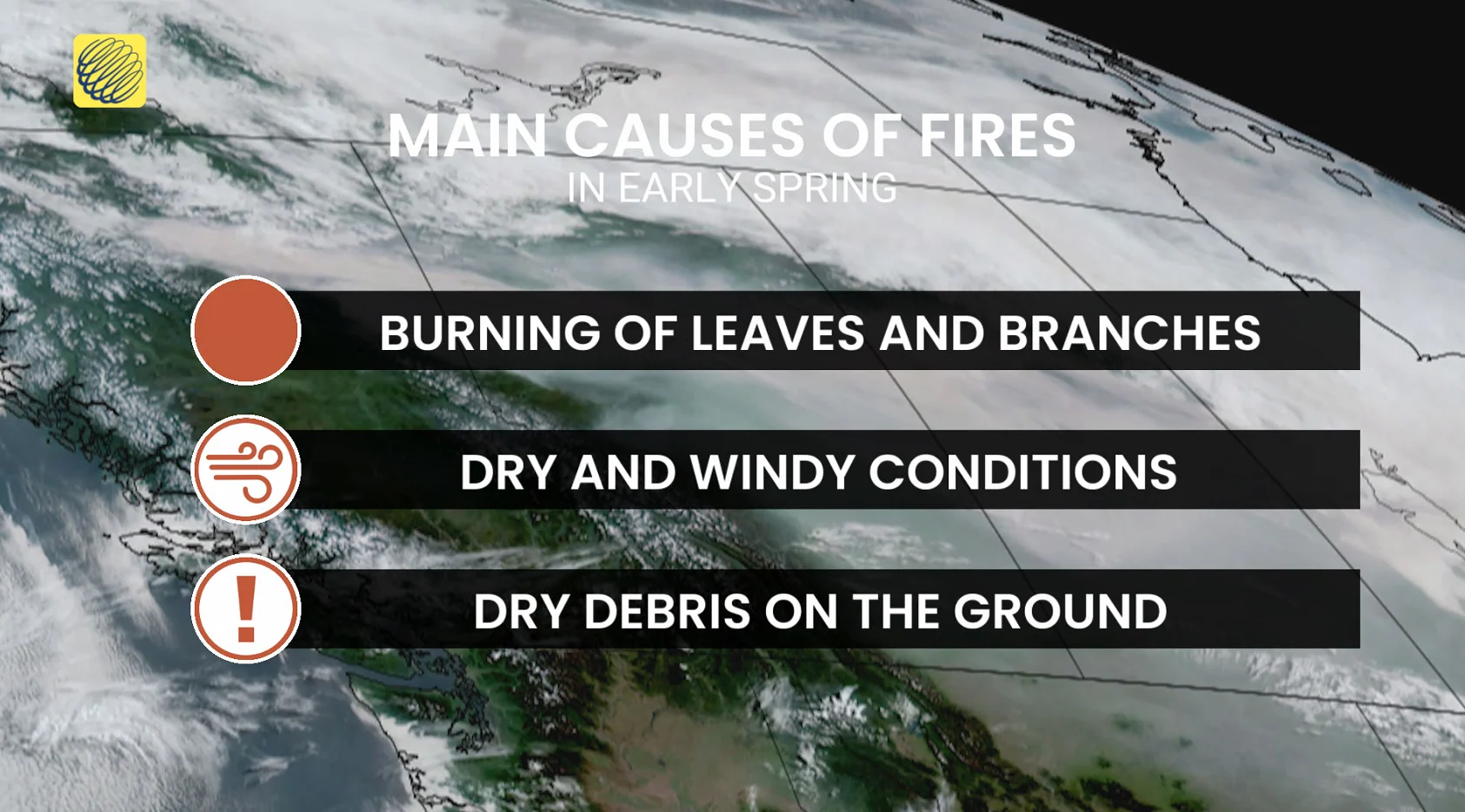 Main causes of spring wildfires
