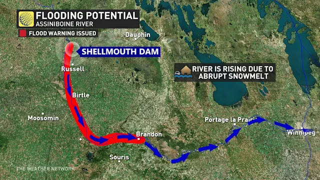 Stalling system brings flood, travel concerns to the eastern Prairies ...