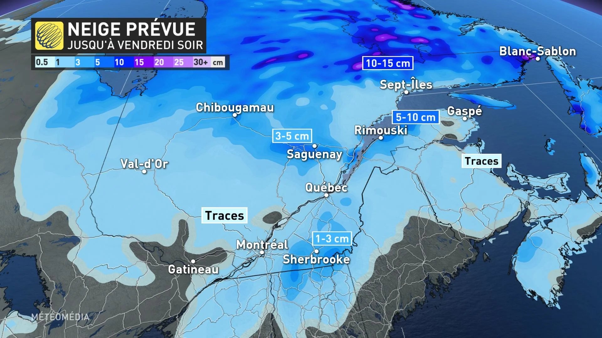 Neige prevue