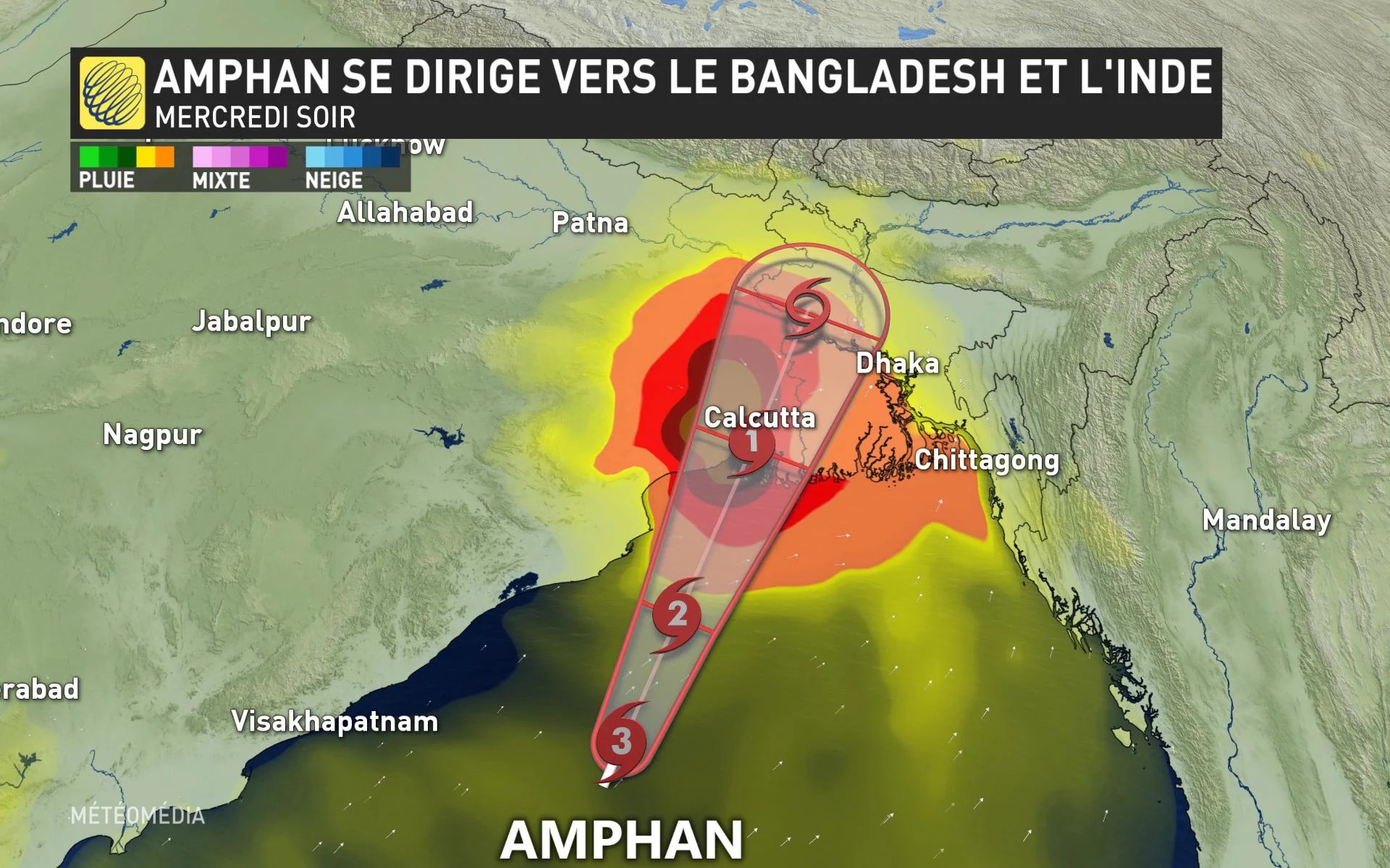 amphan trajectoire