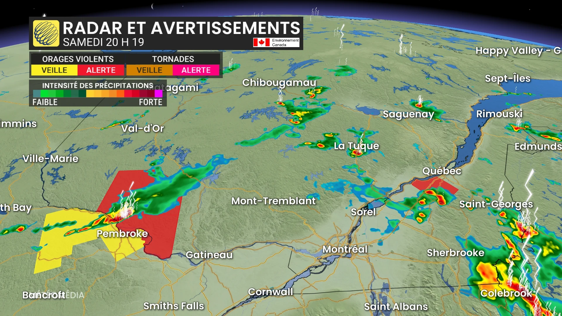 Risque d’orages violents ce samedi pour ces secteurs