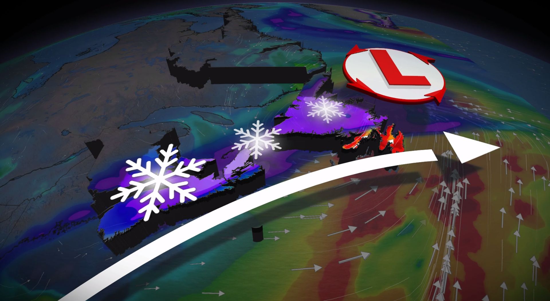 Weekend nor’easter threatens high winds, heavy snowfall - The Weather ...