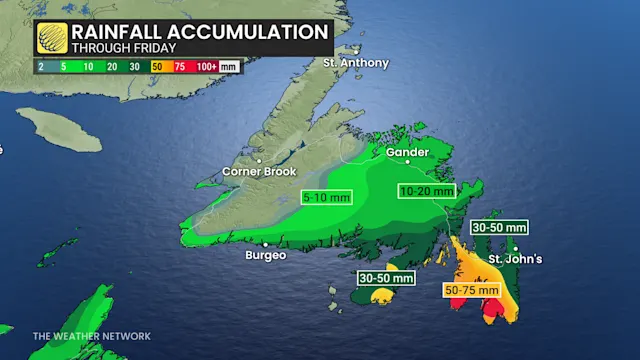 Increased flood risk as heavy rain and snowmelt impact Newfoundland ...