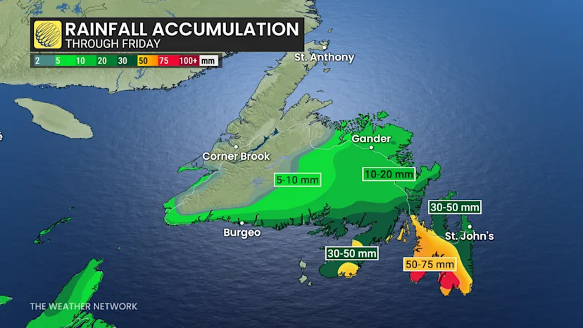 Increased flood risk as heavy rain and snowmelt impact Newfoundland ...