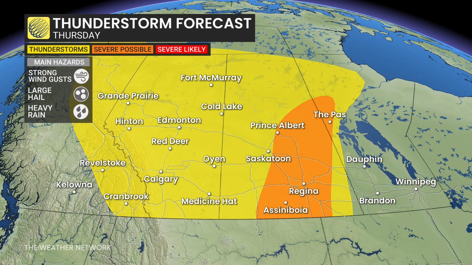 Baron - Prairie Thursday storm risk - June 25
