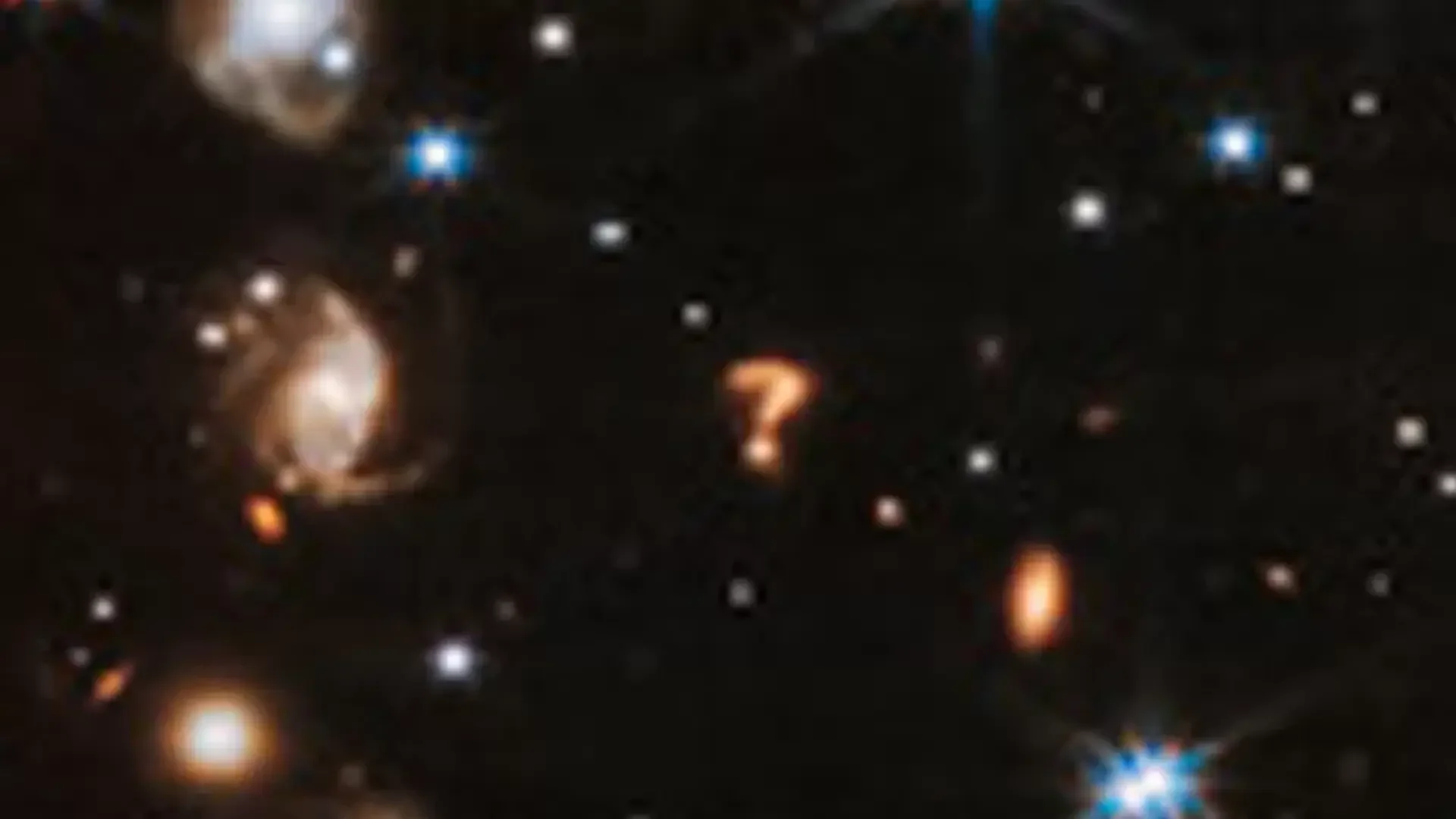 Le téléscope James-Webb a découvert un point d'interrogation dans l'espace
