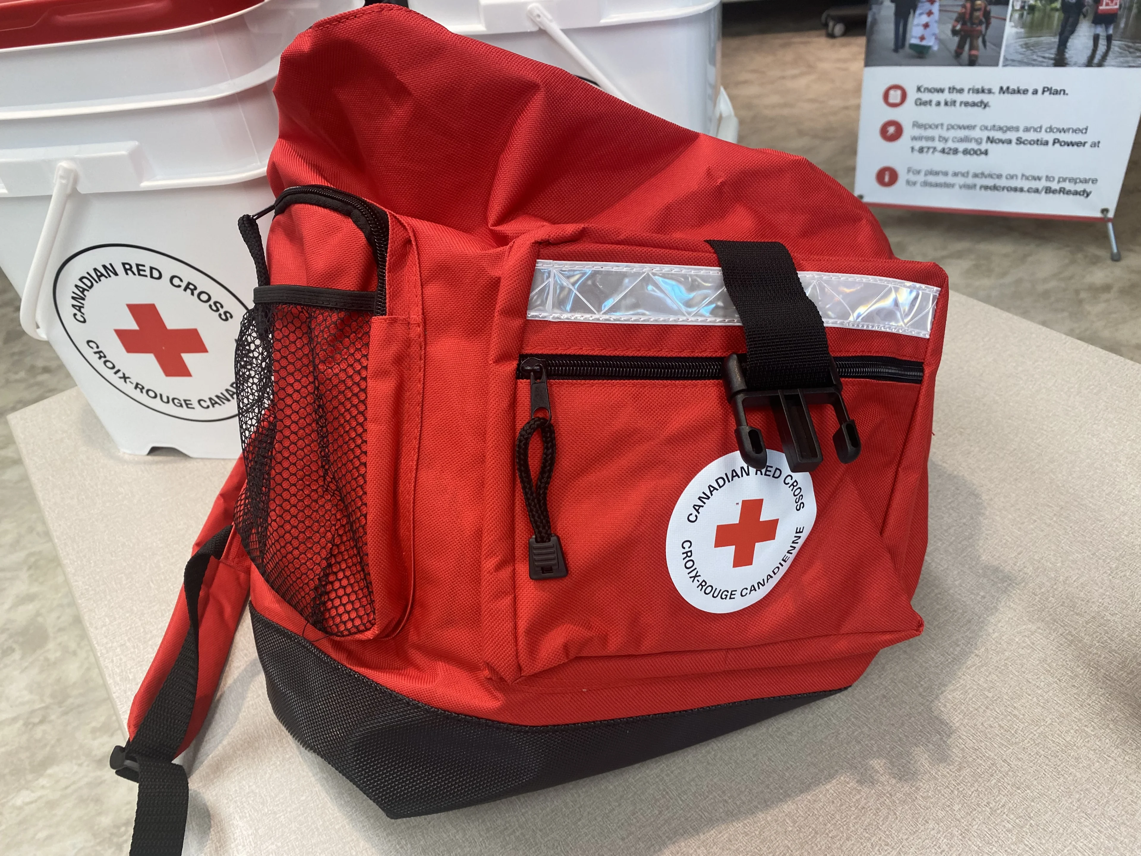Nathan Coleman - Red Cross safety bag