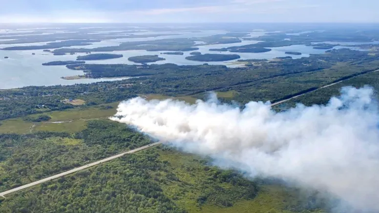 Smoke from wildfire in West Pubnico area prompts health advisory