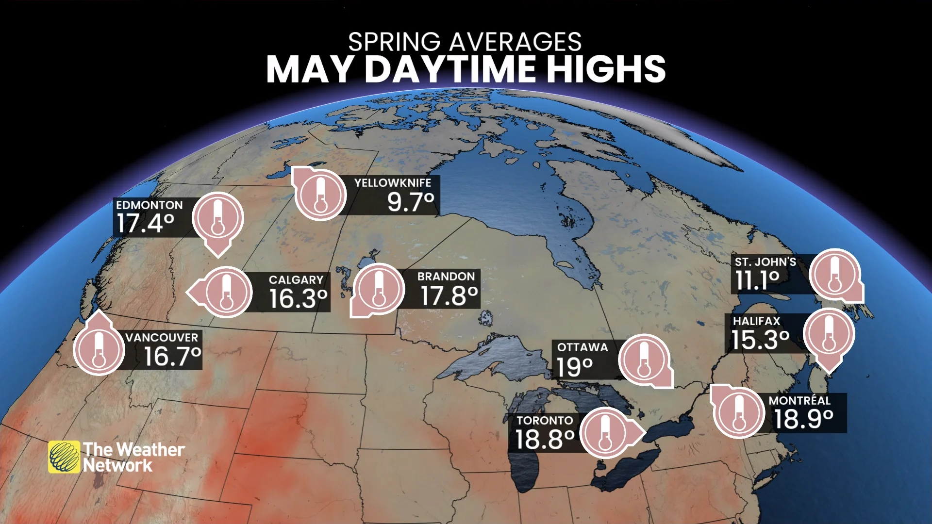 May Normal Daytime Highs