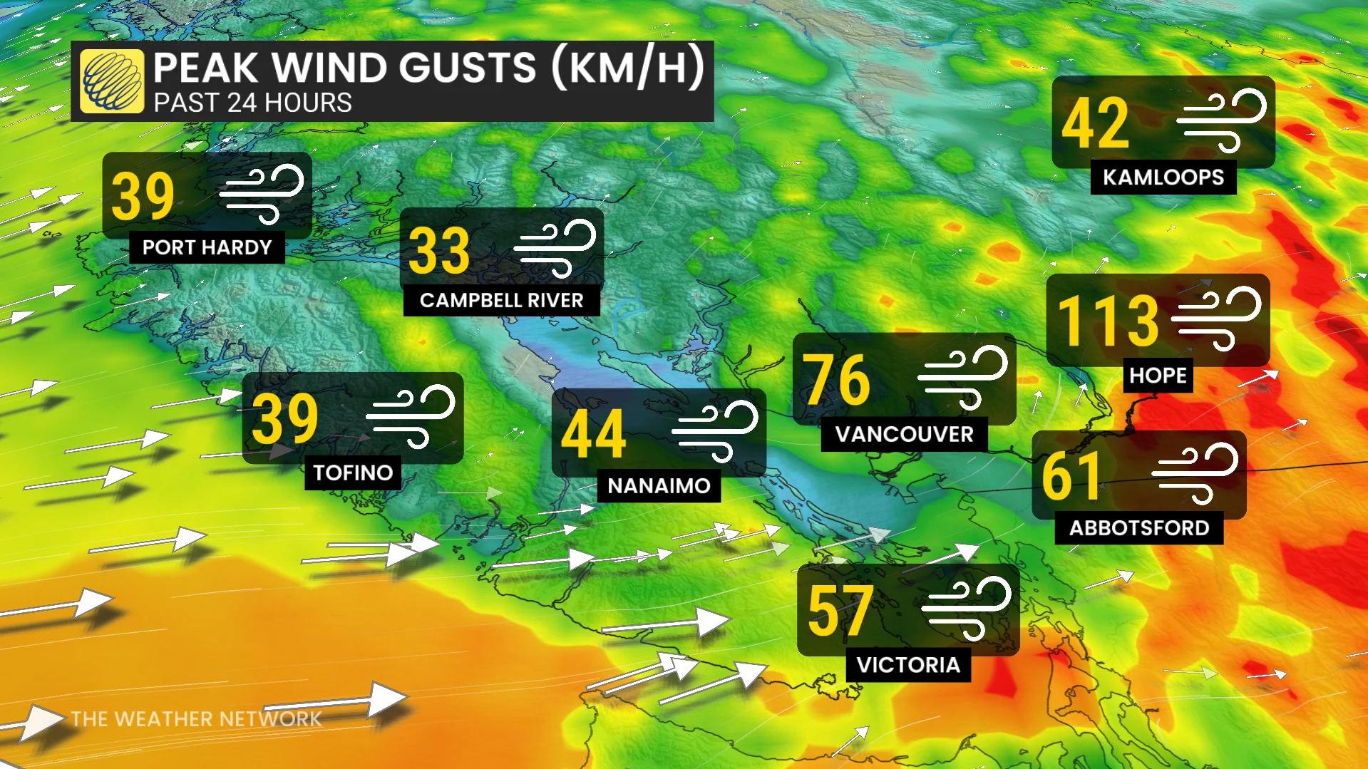 Dec. 17, 2025: B.C. Wind Gusts