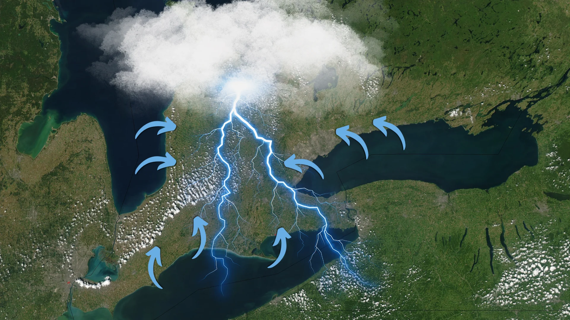 The Great Lakes may have a thunderous effect on your summer weather