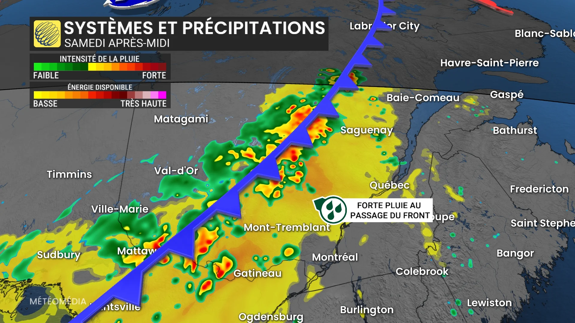 Le festival des orages se poursuit au Québec