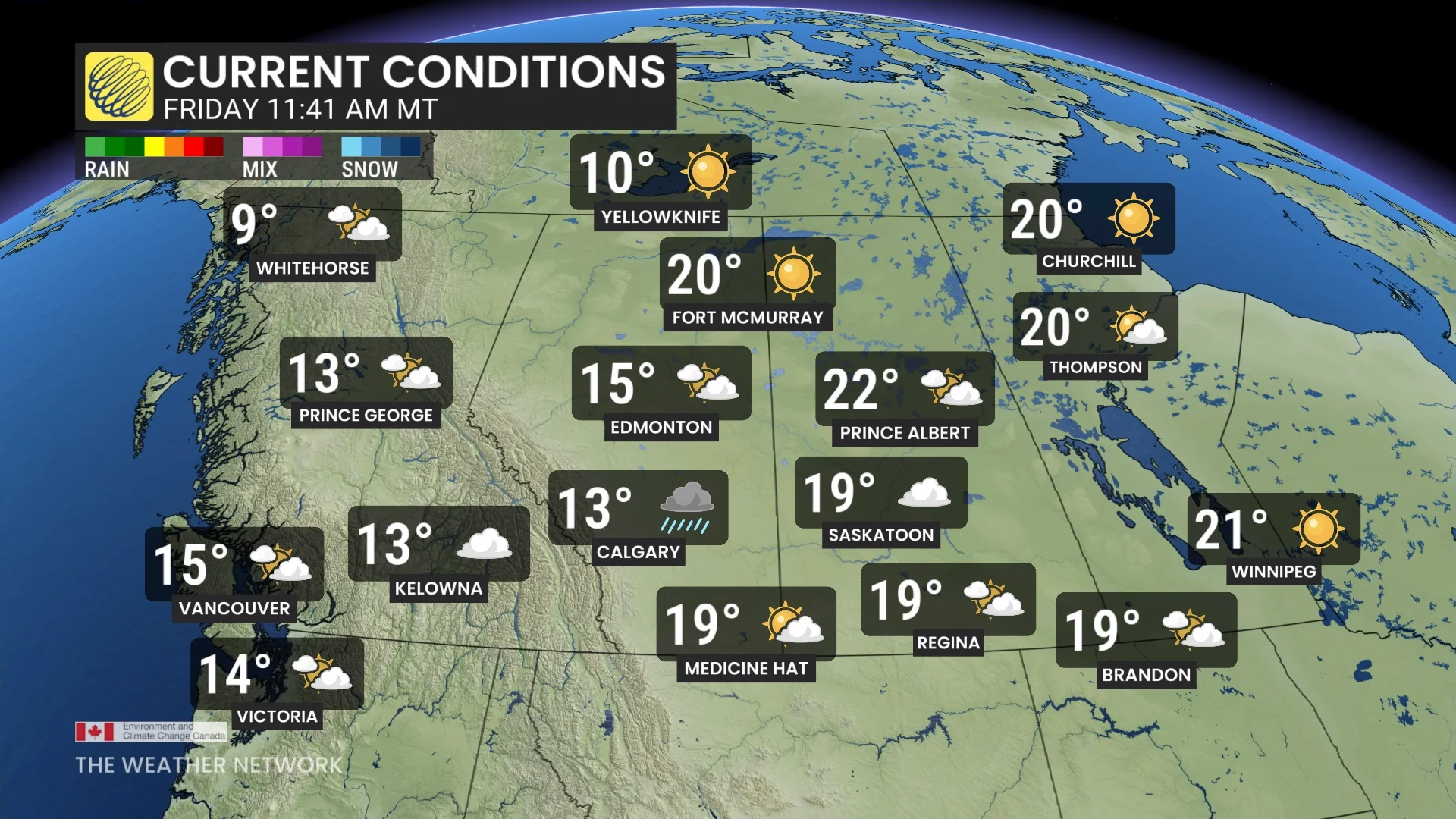 Western Canada Current Conditions
