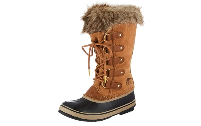 Amazon, Sorel Women's Winter Boots, CANVA, winter hiking guide