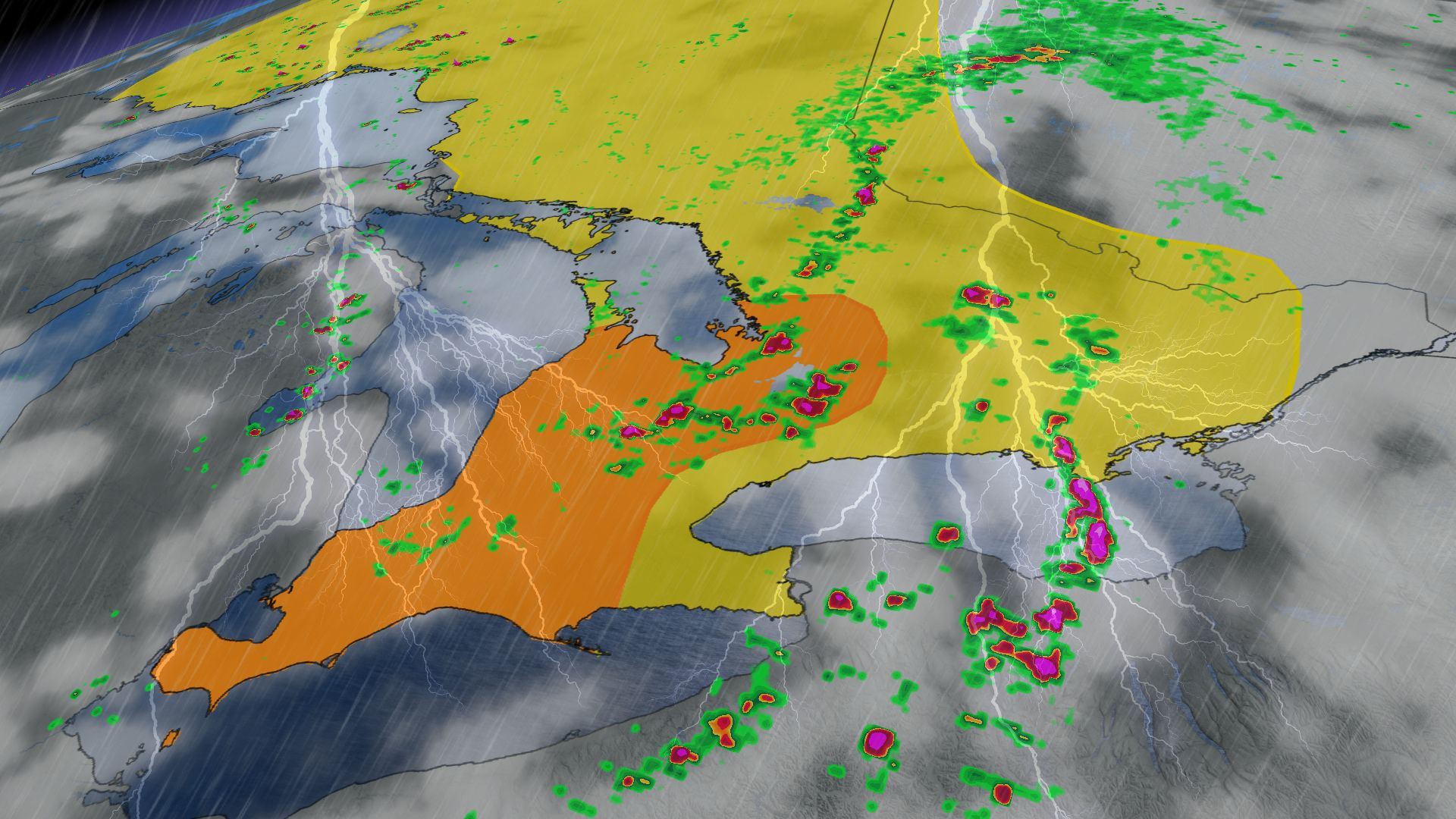 Overnight storms in Ontario a prelude to rocky severe threat Friday ...
