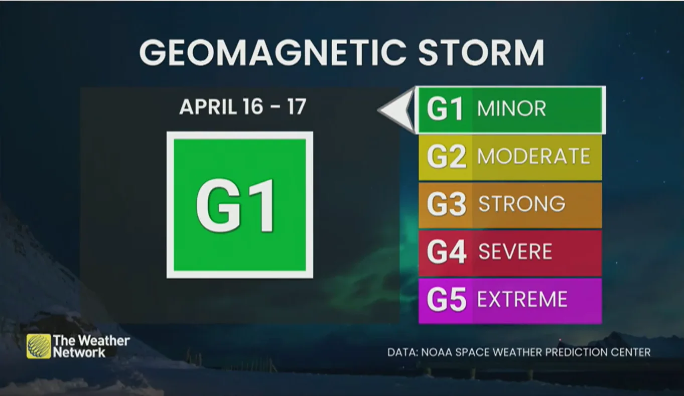 G1 Geostorm - April 16 2025