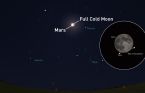 The Full Cold Moon photobombs Mars tonight. Here's how to watch!
