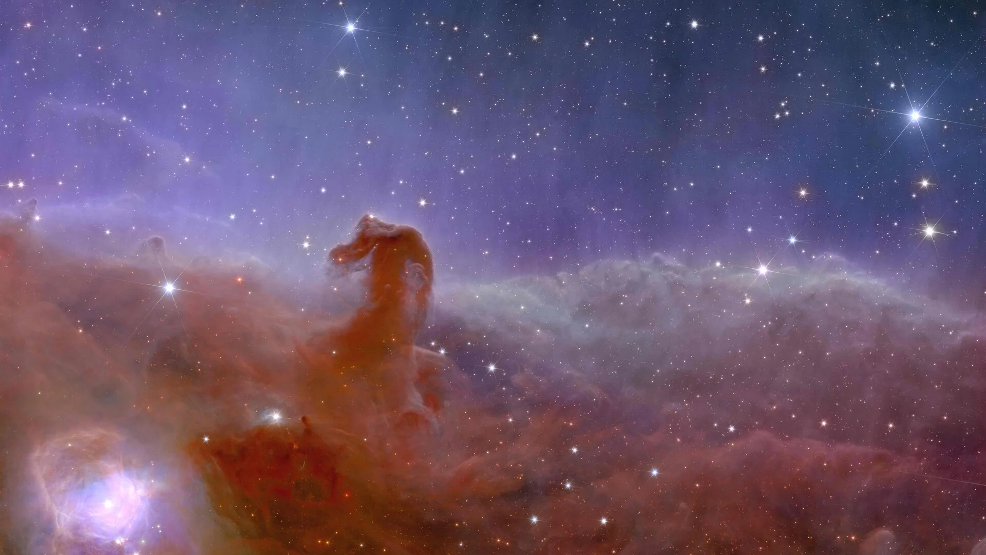 Euclid s view of the Horsehead Nebula pillars