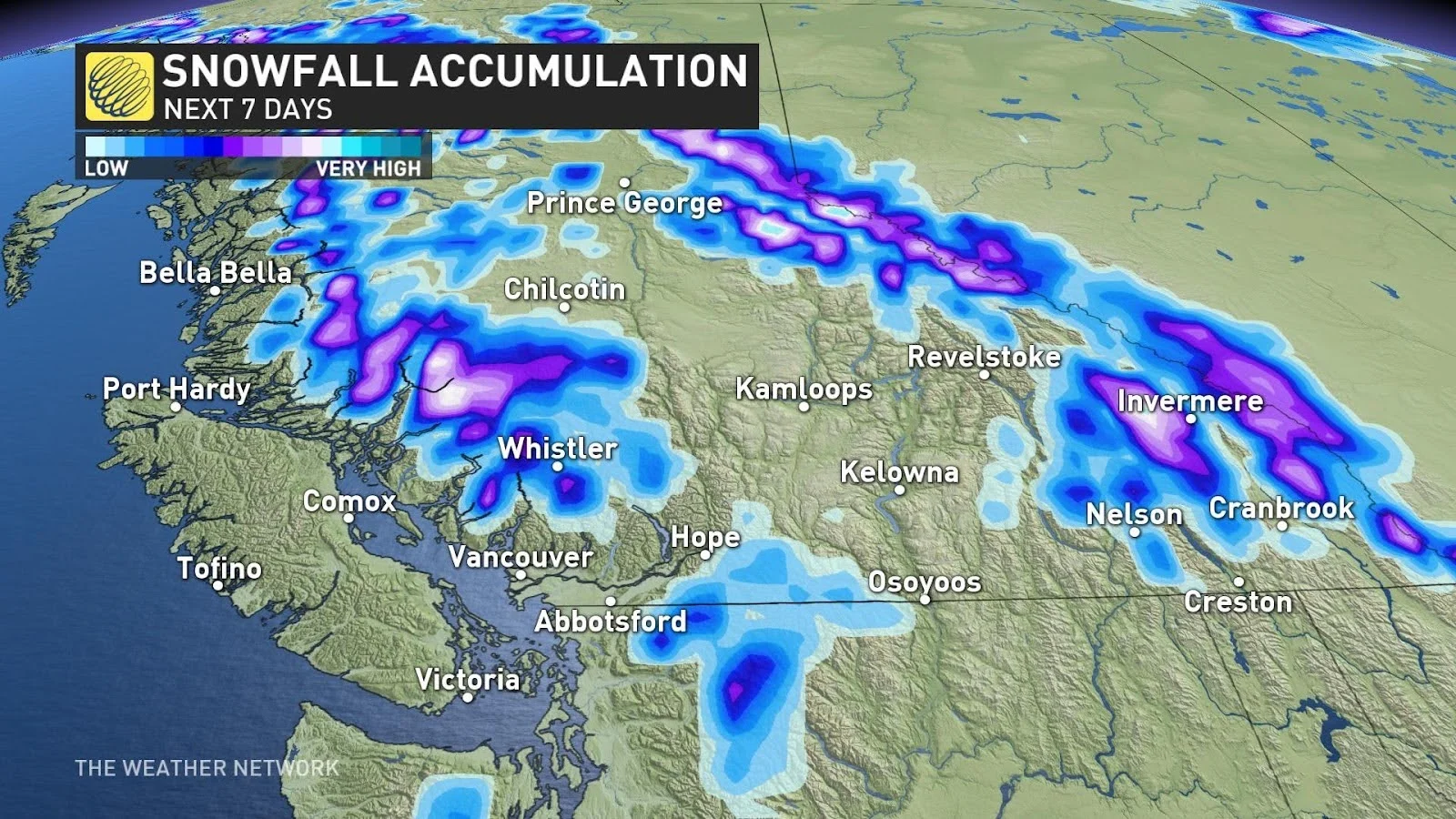 BC Snowfall Outlook