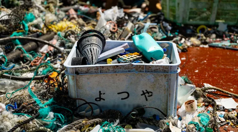 Plastic items were analyzed for clues on their origin. (The Ocean Cleanup)