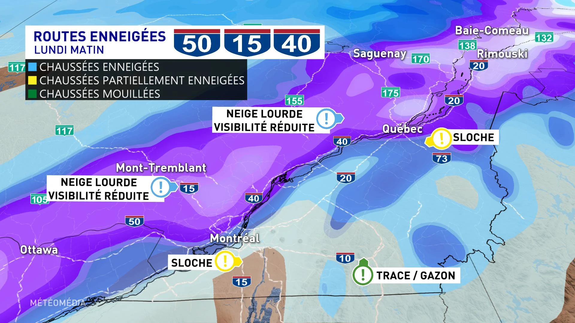 routes lun mat sud neige