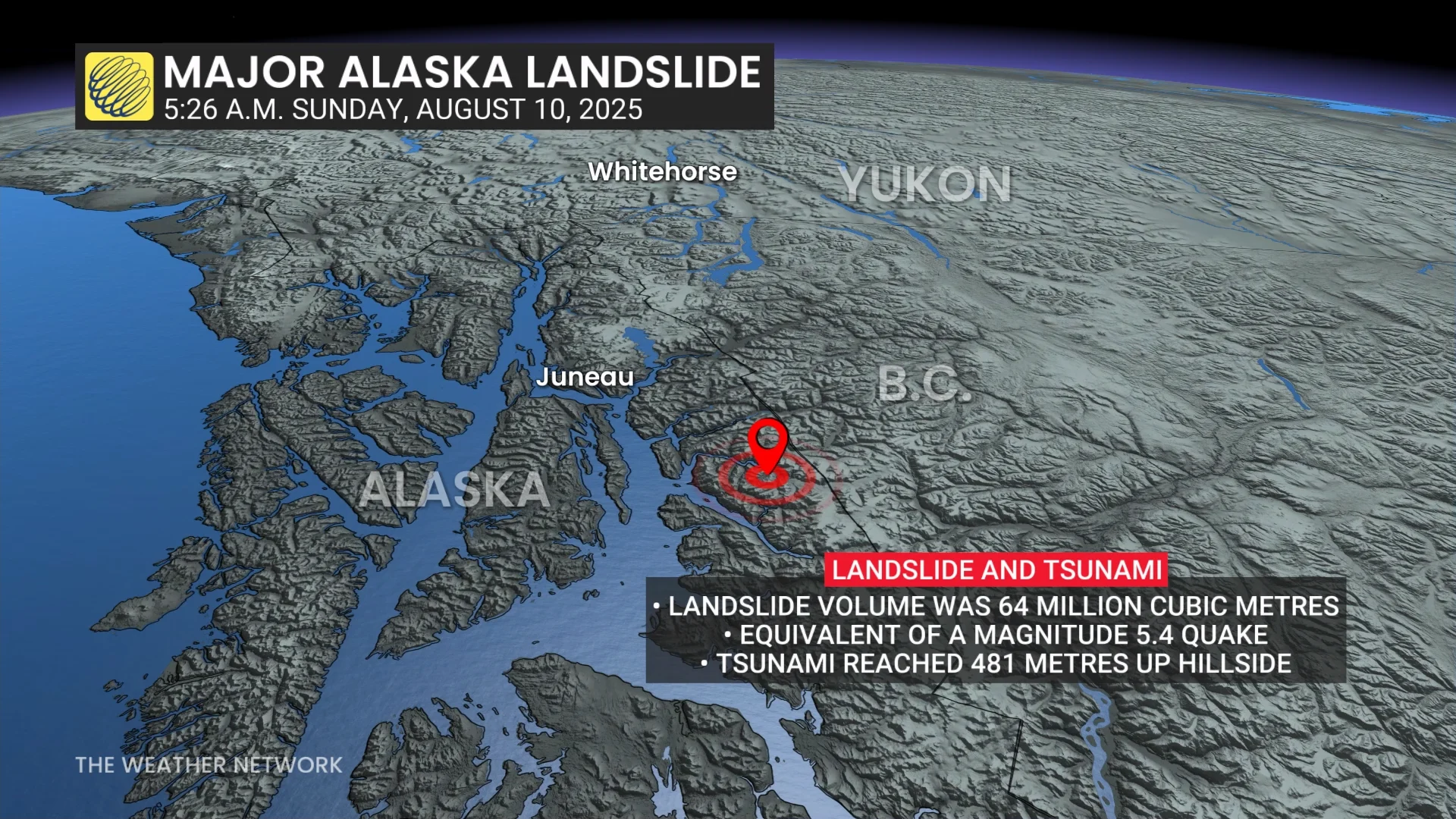 2025 Alaska Landslide Locator Map