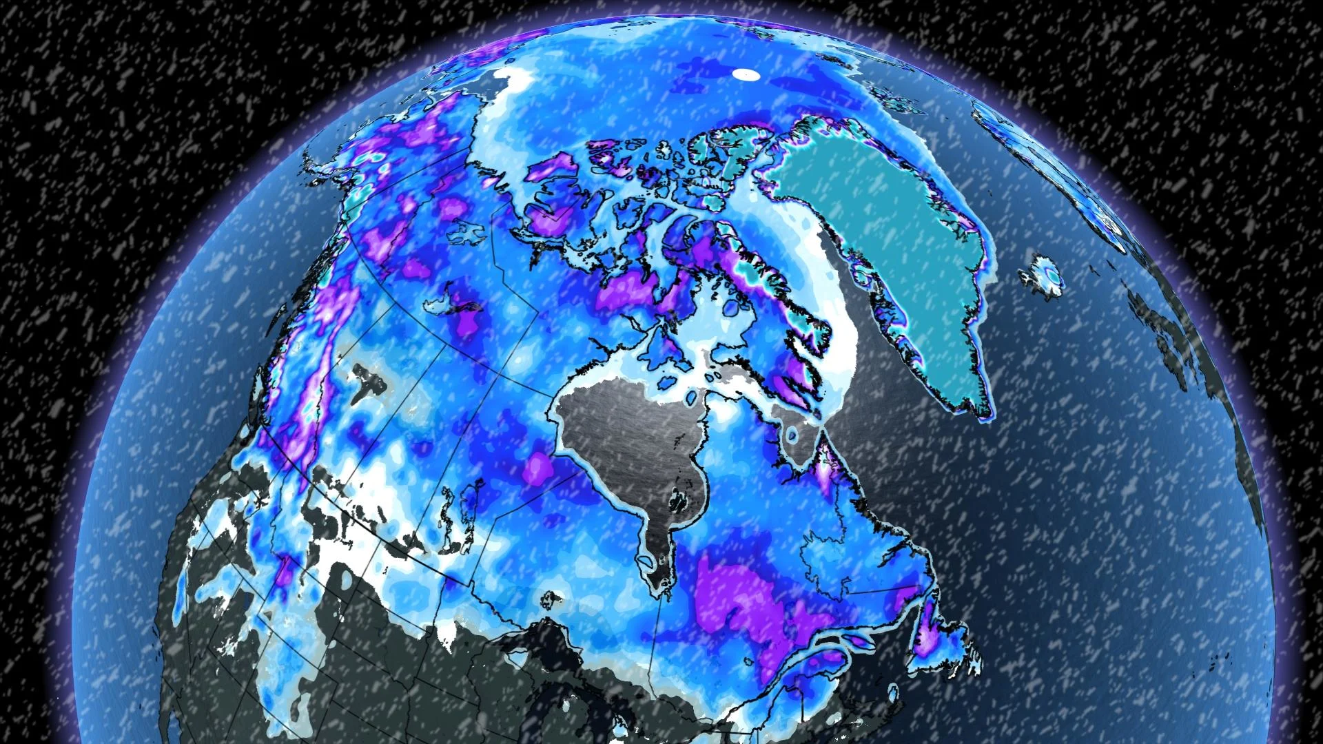 Le tapis de neige est l'un des plus importants depuis 60 ans