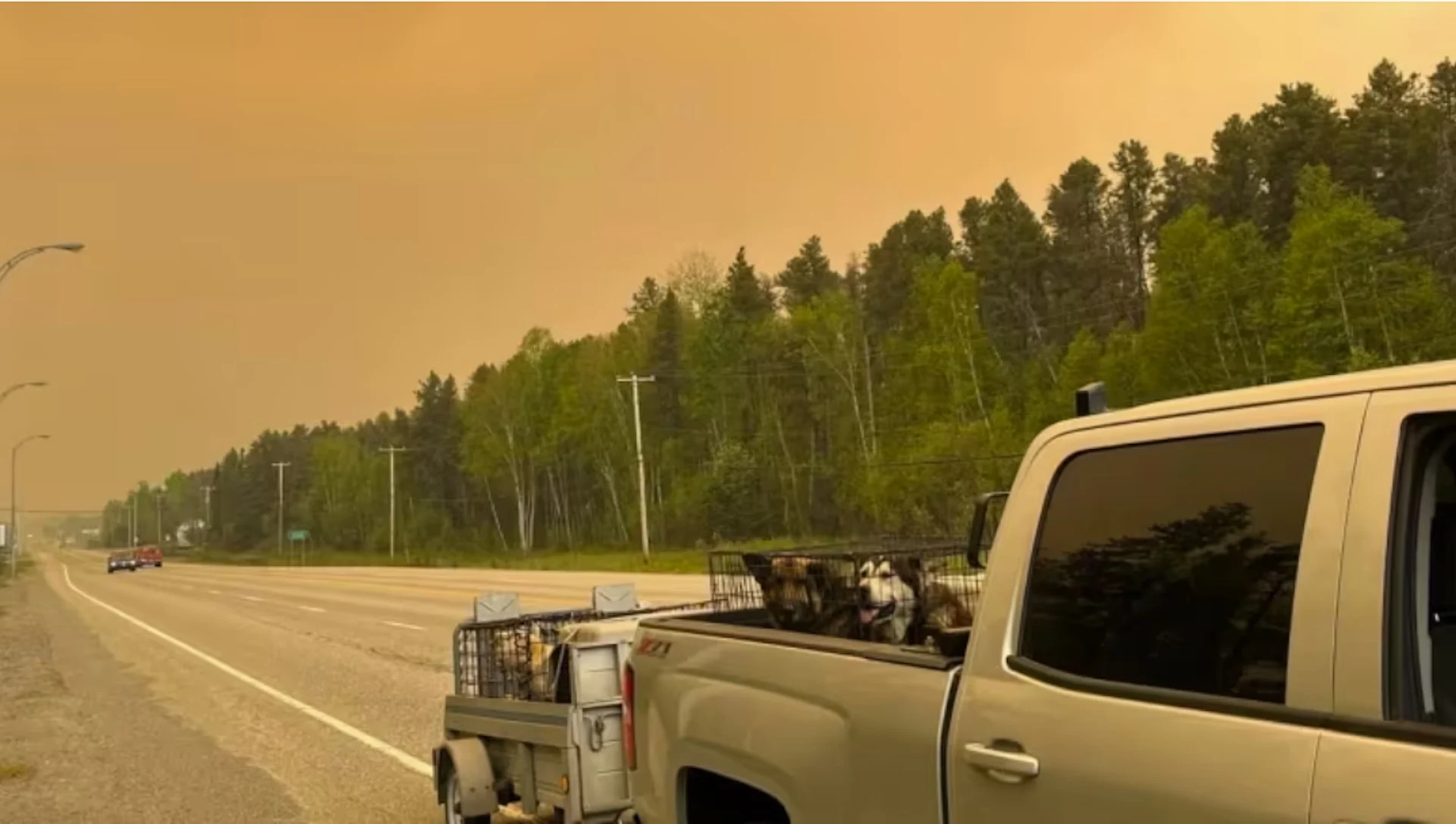 Massive forest fires are coating much of Quebec in haze and smoke