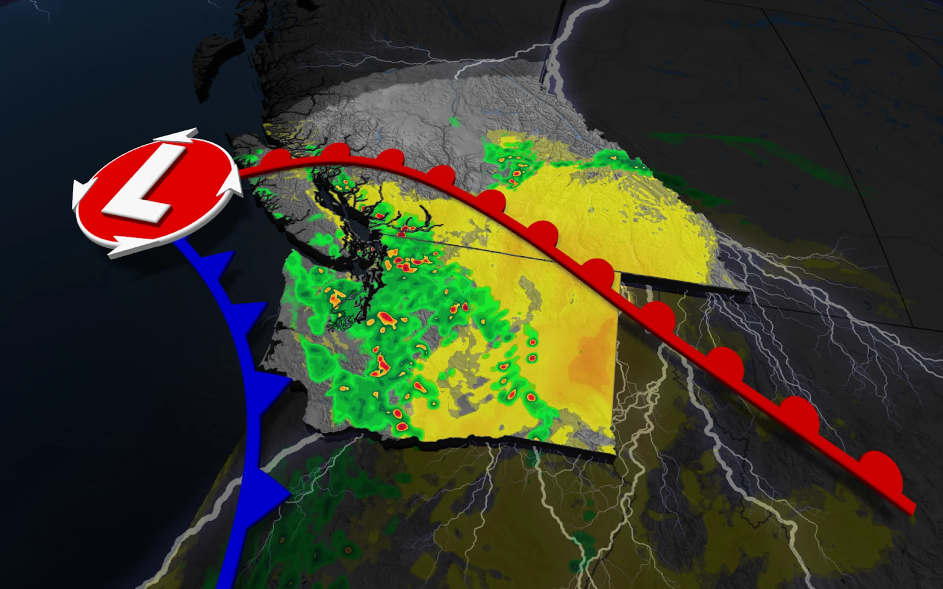 Thunderstorm risk rises Wednesday amid spring warm-up across B.C.