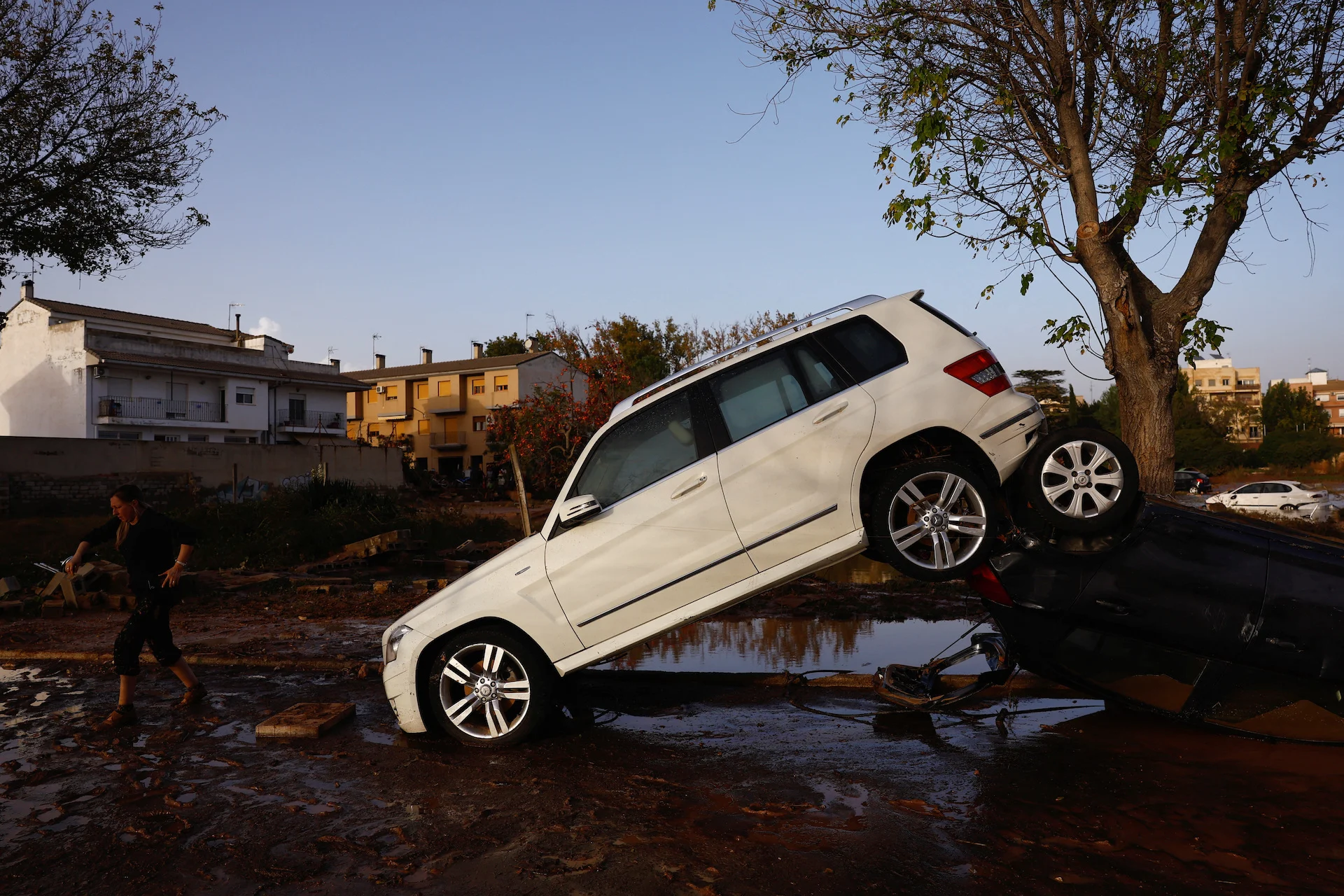 Spanish floods kill 95 as year of rain falls in a day in Valencia