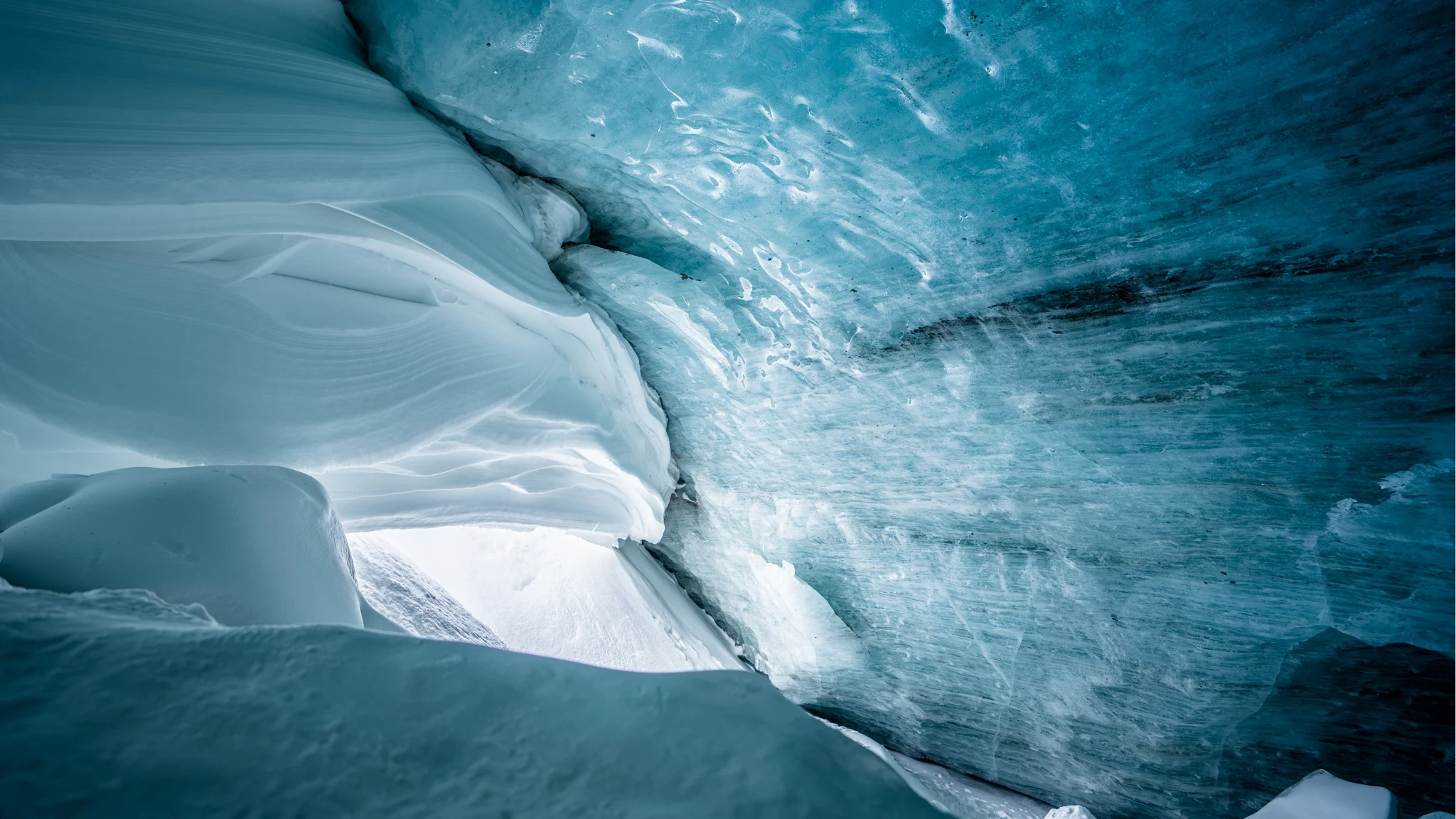 Kyle Brittain glacial cave 