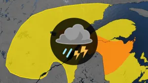 Le risque d'orages se poursuit au Québec : voici les secteurs concernés