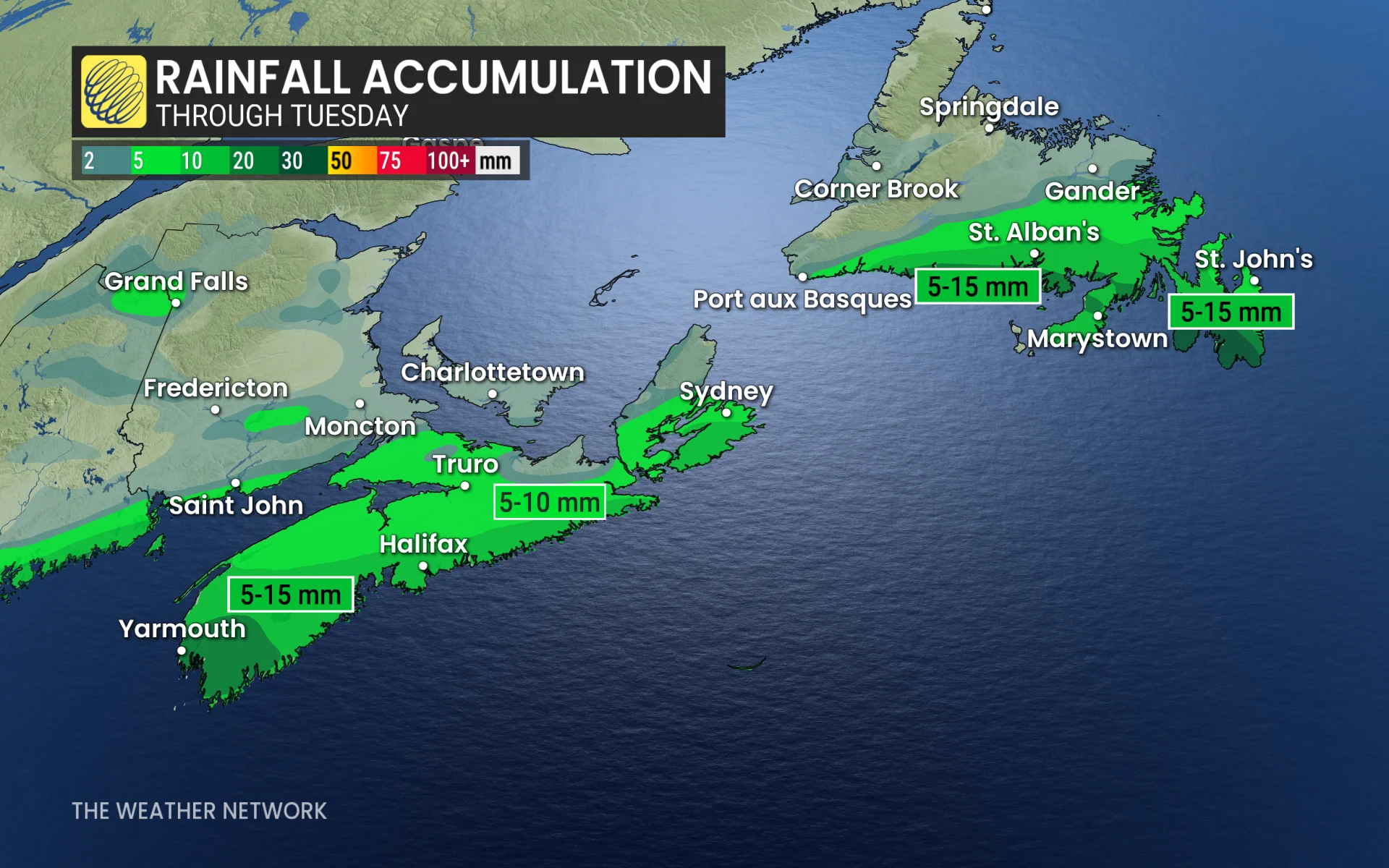 Baron - Atlantic Canada rainfall - Mar24