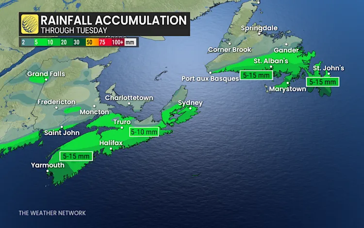 Fast-hitting storm prompts snowfall warnings over parts of Atlantic ...