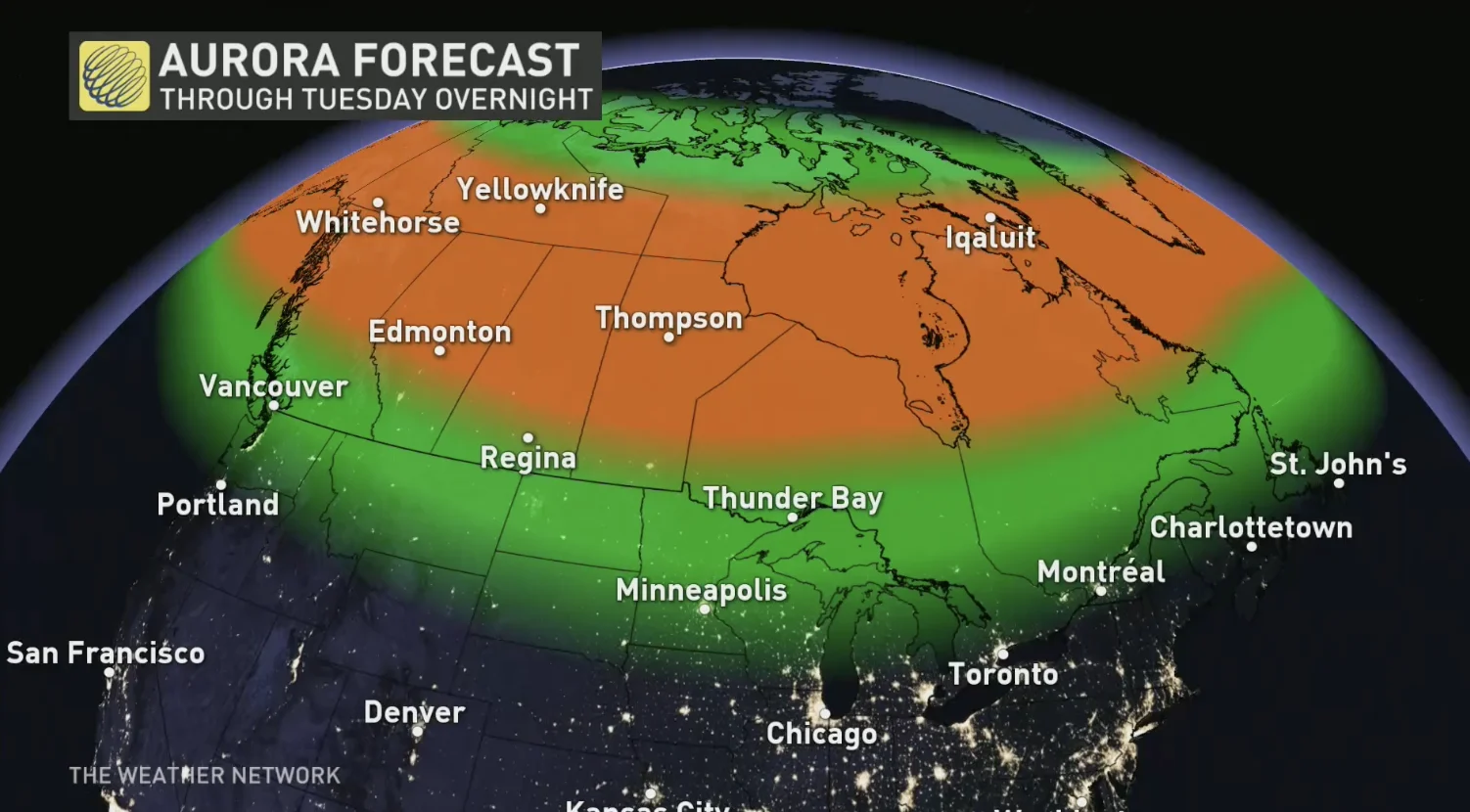 Sept. 16, 2024: Canada' aurora borealis, northern lights potential