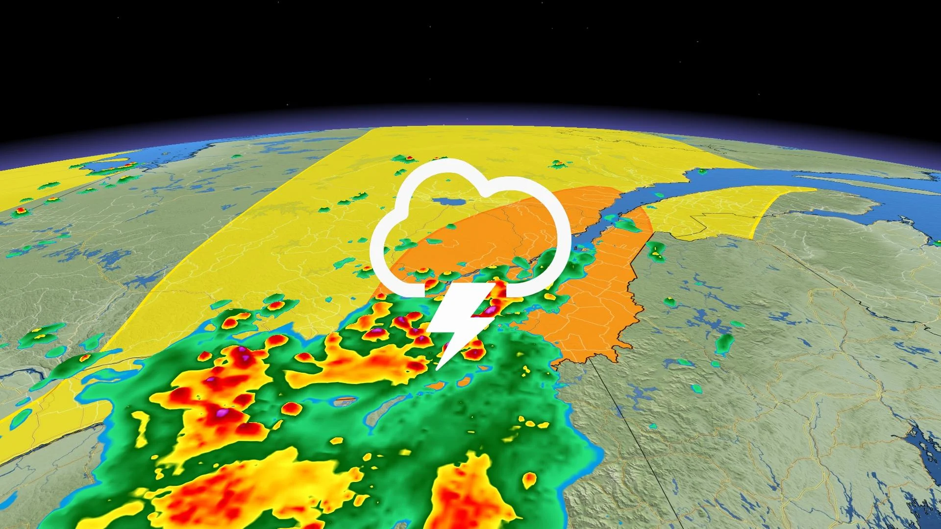 Risque d'orages violents au Québec