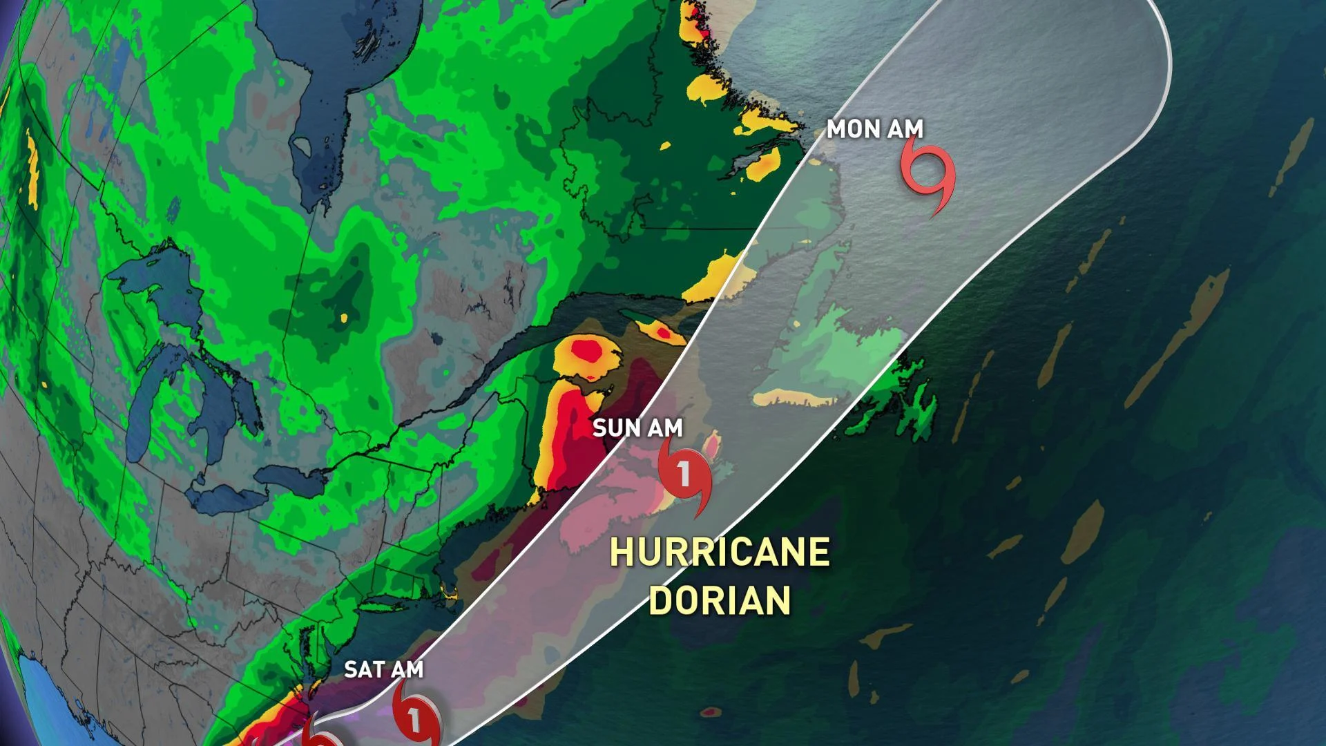 Dorian heads for Atlantic Canada this weekend, some 'brutal' impact likely