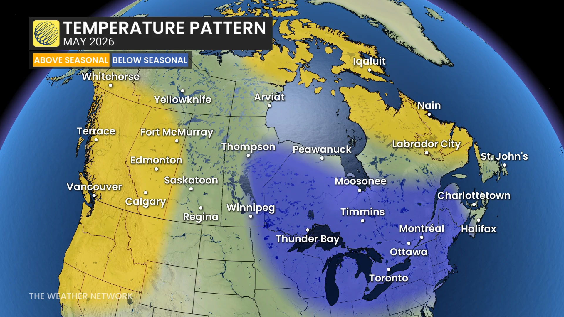 May 2026 Outlook Temperature Pattern
