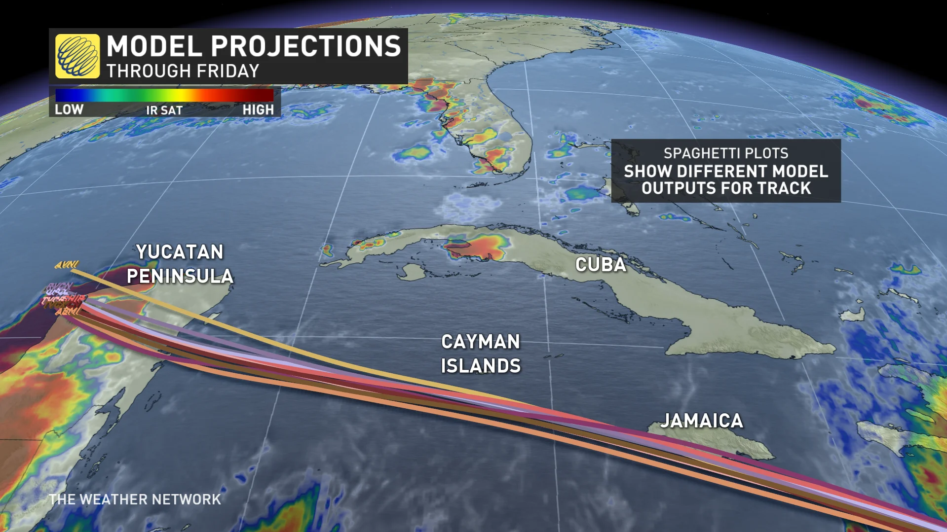 Beryl spaghetti plot track/projections_July 2