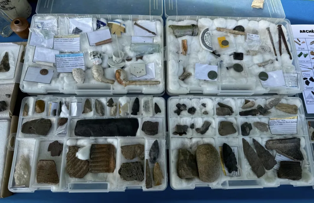 CBC: The NCC has recovered a number of artifacts found along the shores of the Ottawa River. (Nicole Williams/CBC)