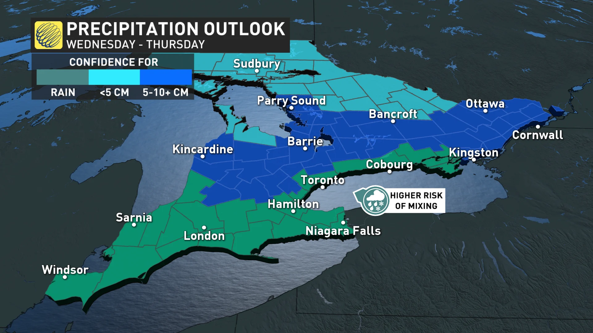 Baron - Ontario precipitation outlook - Feb24