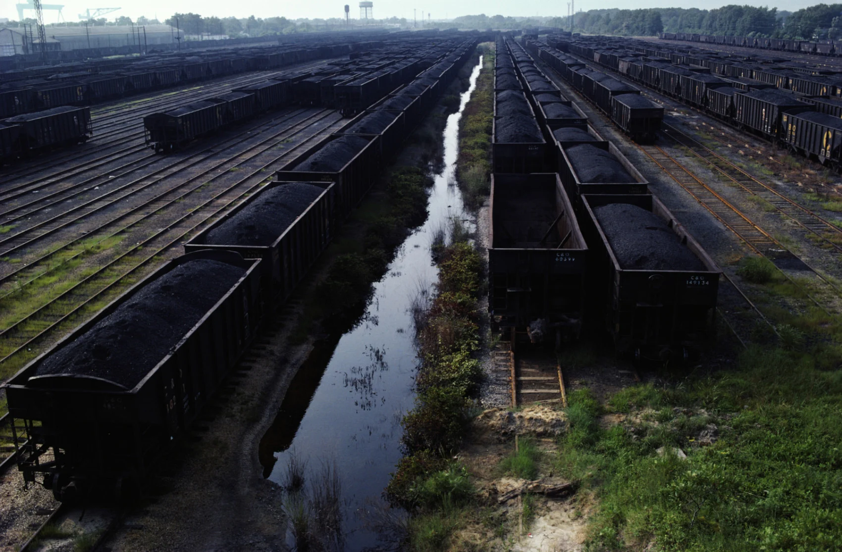Train wagons loaded with coal in Norfolk, Virginia. (Kim Steele/ The Image Bank/ Getty Images)