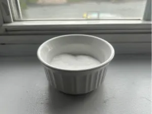 Adding salt to your window sill can help combat this common seasonal problem