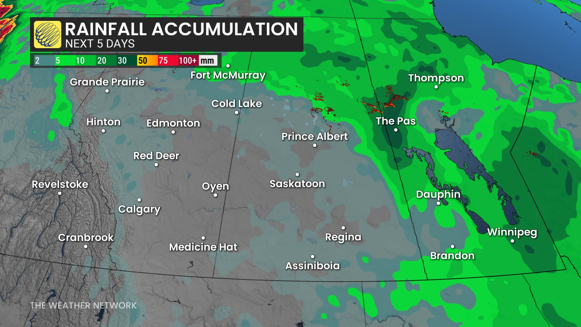 Baron - Prairie rainfall next 5 days - June4